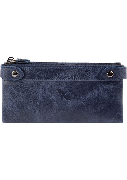 Deri Unisex Portföy Lacivert BC410-04