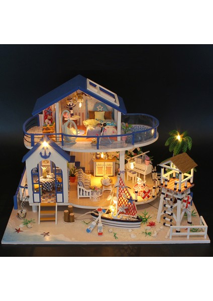 Dollhouse Minyatür Dıy Ahşap Dollhouse Kit (Yurt Dışından)