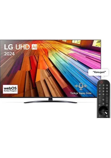 50UT8100 50" 127 Ekran Uydu Alıcılı 4K Ultra HD Smart LED TV