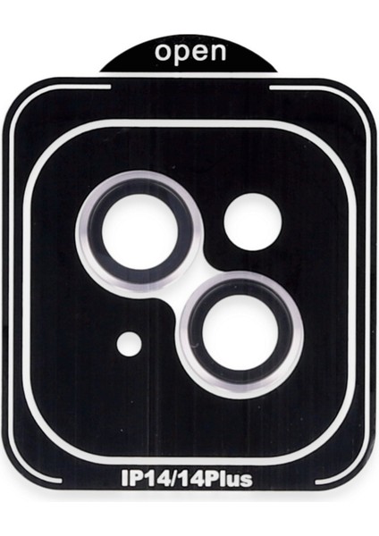 iPhone 14 Pvd Metal Kamera Lens - Derin Mor