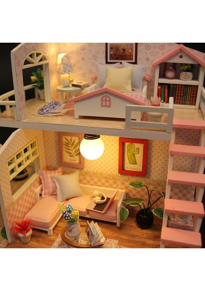 Dollhouse Minyatür Dıy Ahşap Dollhouse Kit (Yurt Dışından)