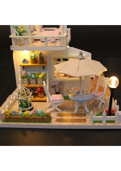 Dollhouse Minyatür Dıy Ahşap Dollhouse Kit (Yurt Dışından)