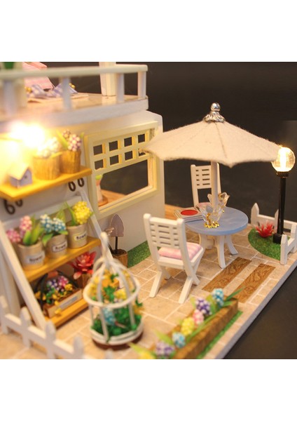 Dollhouse Minyatür Dıy Ahşap Dollhouse Kit (Yurt Dışından)