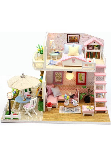 Dollhouse Minyatür Dıy Ahşap Dollhouse Kit (Yurt Dışından)