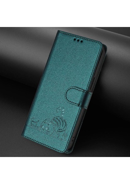 Vıvo Y19/Y5S Kart Yuvası Tutucu Için Kickstand Cüzdan Kapak Çevirin Kedi Rfıd (Yurt Dışından) modelleri