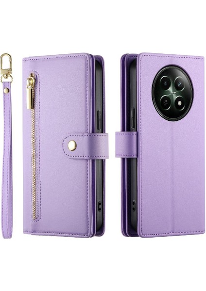 Realme 12 5g Cüzdan Standı Için Flip Case Crossbody Kayış Iş (Yurt Dışından) modelleri