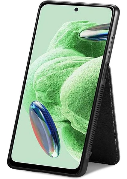 Xiaomi Redmi Için Not 12 5g Standı Crad Yuvası Manyetik Araç Montaj Fermuar (Yurt Dışından)