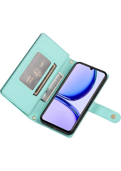 Realme C53 Çok Fonksiyonlu Crossbody Kayış Standı Cüzdan Için Flip Case (Yurt Dışından) modelleri