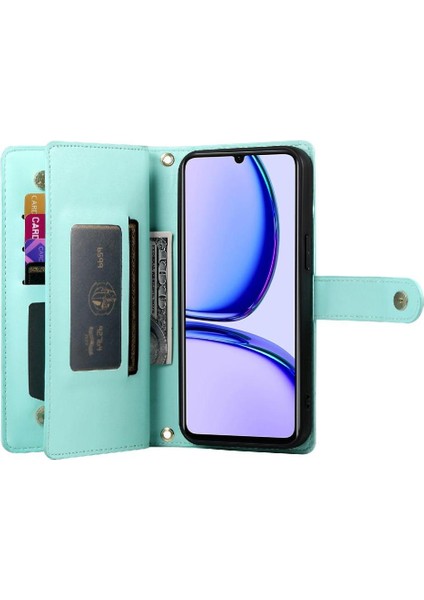 Realme C53 Çok Fonksiyonlu Crossbody Kayış Standı Cüzdan Için Flip Case (Yurt Dışından) indirimleri