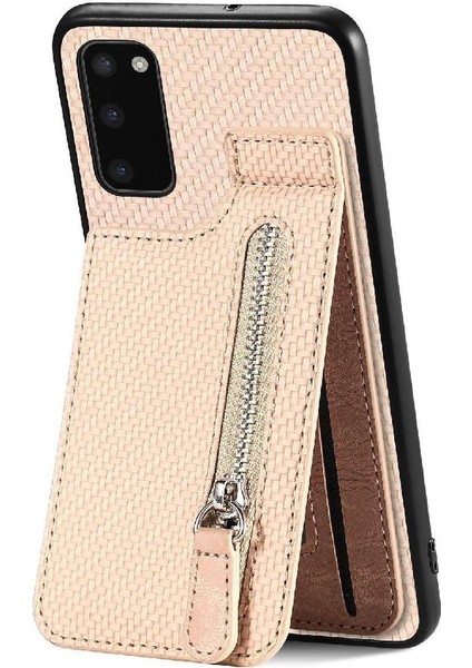 Samsung Galaxy S20 Crad Yuvası Standı Manyetik Araç Montaj Cüzdan (Yurt Dışından)