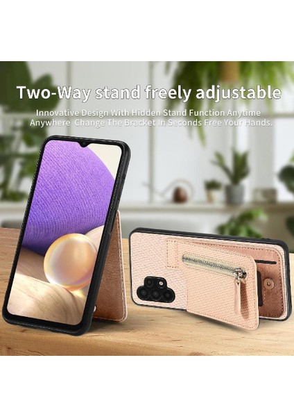 Samsung Galaxy A32 5g/ M32 5g Crad Yuvası Cüzdan Standı Fermuar Araba (Yurt Dışından) indirimleri