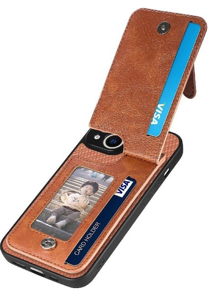 IPhone 13 Için Kılıf Manyetik Araç Montaj Standı Crad Yuvası Cüzdan Fermuar (Yurt Dışından) fiyatları
