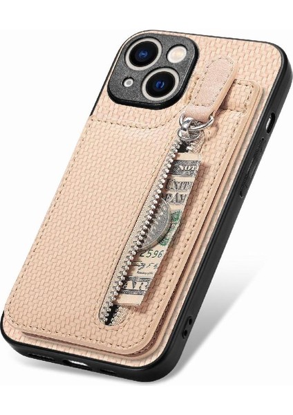 IPhone 15 Artı Crad Yuvası Manyetik Araç Montaj Cüzdan Standı Fermuar (Yurt Dışından)