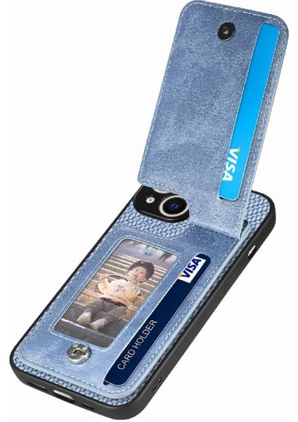 IPhone 15 Artı Crad Yuvası Manyetik Araç Montaj Cüzdan Standı Fermuar (Yurt Dışından)