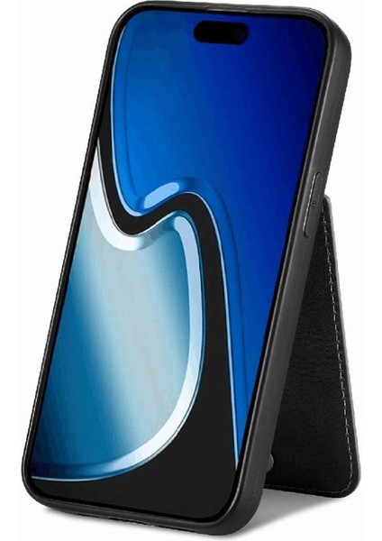 IPhone 15 Artı Crad Yuvası Manyetik Araç Montaj Cüzdan Standı Fermuar (Yurt Dışından)