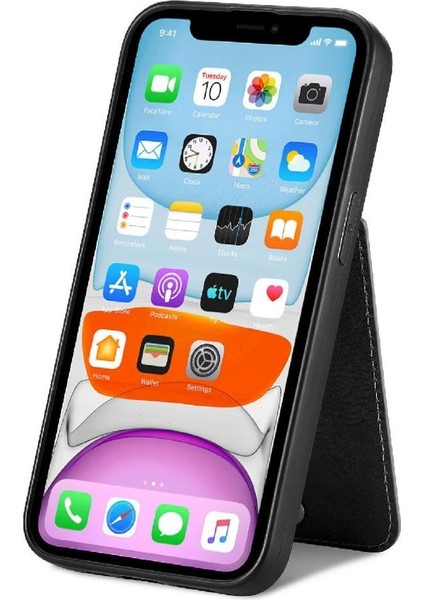 IPhone X/xs Fermuar Crad Yuvası Cüzdan Manyetik Araç Montaj Standı (Yurt Dışından) fiyatları