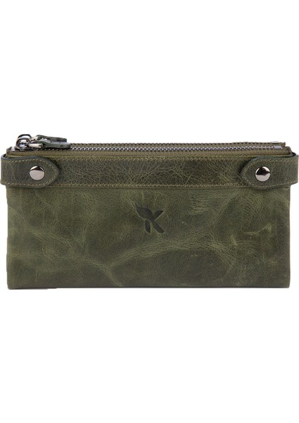 Deri Unisex Portföy Yeşil BC410-07