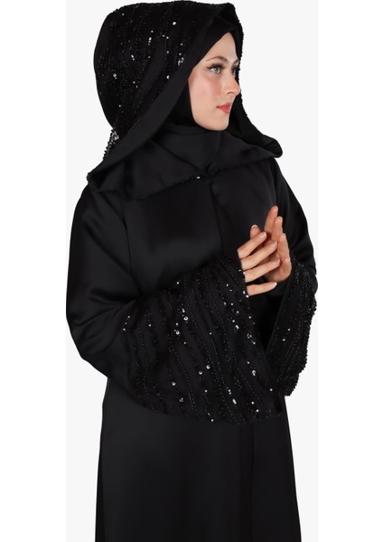 Harika Wear Prenses Siyah Abaya