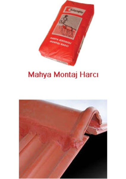 Mahya Montaj Harcı Kırmızı Renk 25 kg