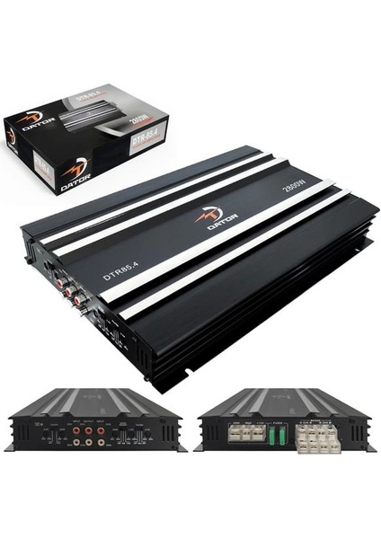 Dtr-85.4 Oto Anfi Stereo 2800 Watt 4 Kanal