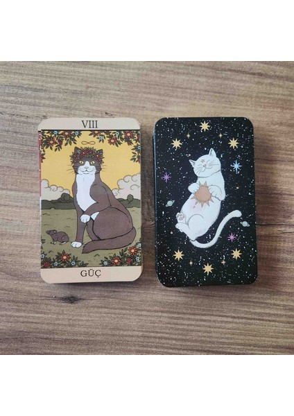 Vintage Kedi Tarot Destesi