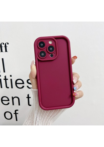 iPhone 15 Pro Max Uyumlu 3D Kamera Korumalı Yumuşak Darbe Emici Soft Kılıf