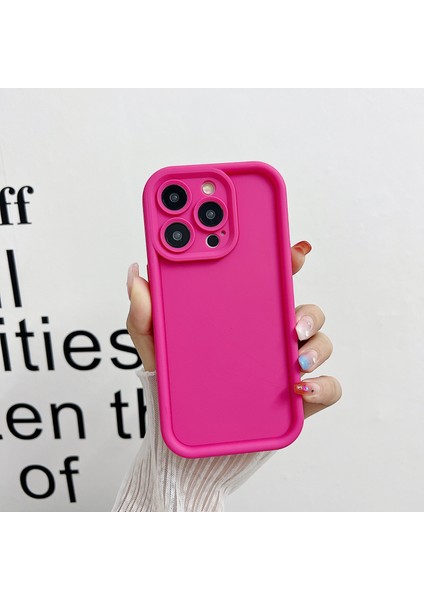 iPhone 15 Pro Uyumlu 3D Kamera Korumalı Yumuşak Darbe Emici Soft Kılıf