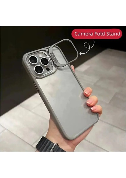 iPhone 13 Uyumlu Kılıf + Lens Koruyucu Standlı Kenarı Renkli Silikon Arkası Sararmaz Şeffaf fiyatları