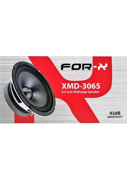XMD-3065 Midrange 100W Rms 200W Maksimum 16 cm Hoparlör Turuncu Kasa
