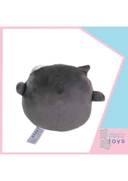 Kedi Yastik Peluş Uyku Arkadaşi 35 cm Gri Gnzrz