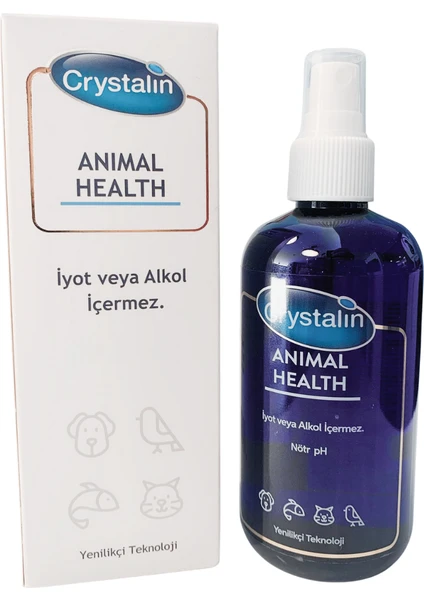 Crystalin Animal Health Kedi ve Köpekler Için Yara Bakım Solüsyonu 250 ml