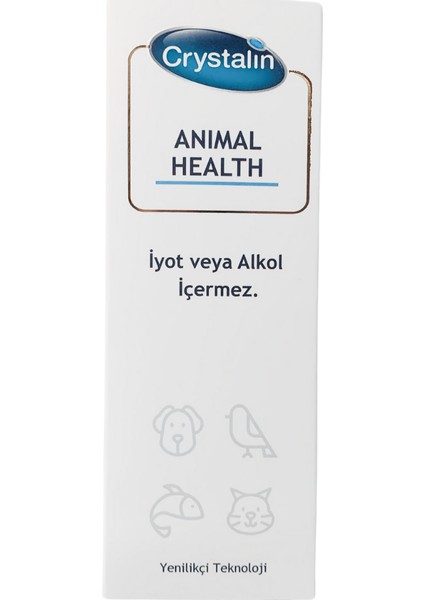 Crystalin Animal Health Kedi ve Köpekler Için Yara Bakım Solüsyonu 250 ml