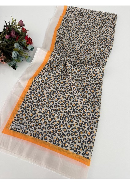 Yazlık Ince Bonjela Sport Desenli Pamuklu Şal LBS0219