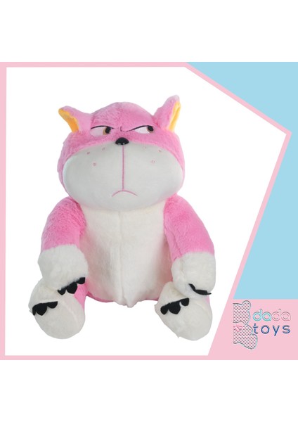 Kizgin Kedi Sabriye Peluş Uyku Arkadaşi 40 cm Pembe 13