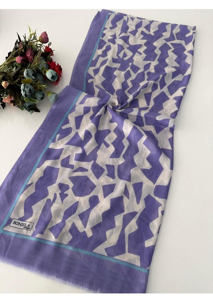 Yazlık Ince Bonjela Sport Desenli Pamuklu Şal LBS0101