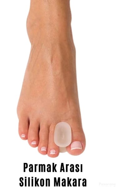 Ayak Parmak Arası Silikon Makara Hallux Parmak Ayırıcı Silikon Parmak Ayracı modelleri