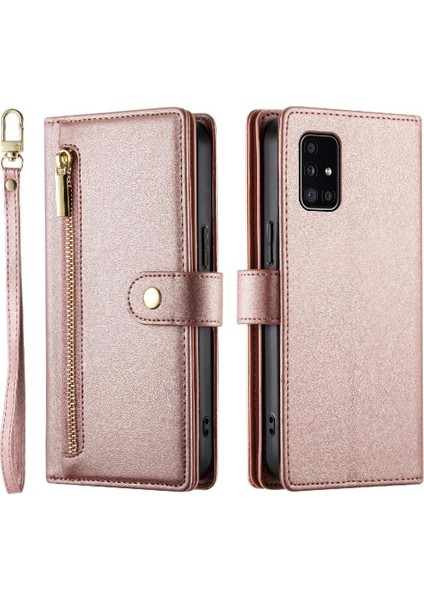 Samsung Galaxy A51 4g Için Flip Case Standı Crossbody Kayış Iş (Yurt Dışından)