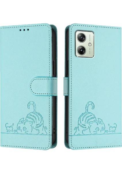 Motorola Moto G14 4g Için Kılıf Cüzdan Kapak Çevirin Kart Yuvası Tutucu Kickstand (Yurt Dışından) indirimleri