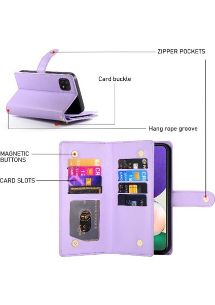 Samsung Galaxy A22 5g / A22S 5g Crossbody Kayış Iş Için Flip Case (Yurt Dışından) fırsatları