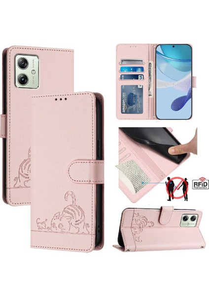 Motorola Moto G14 4g Için Kılıf Cüzdan Kapak Çevirin Kart Yuvası Tutucu Kickstand (Yurt Dışından) indirimleri