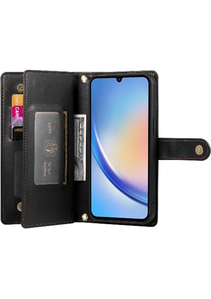 Samsung Galaxy A34 5g Için Flip Case Standı Iş Çok Fonksiyonlu Cüzdan (Yurt Dışından) indirimleri