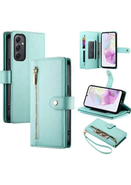 Colorful Shop Samsung Galaxy A35 Cüzdan Standı Çok Fonksiyonlu Iş Için Flip Case (Yurt Dışından)