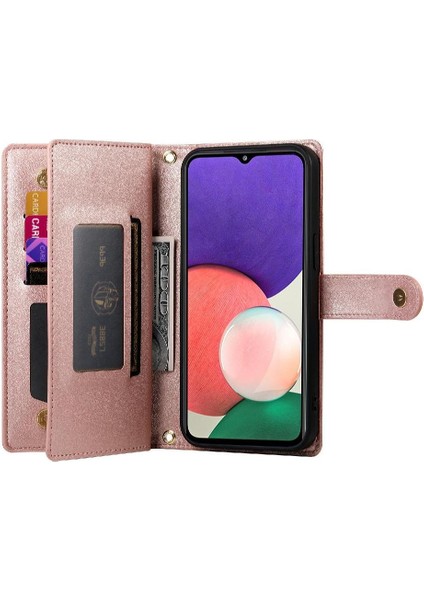 Samsung Galaxy A22 5g / A22S 5g Crossbody Kayış Iş Için Flip Case (Yurt Dışından) modelleri