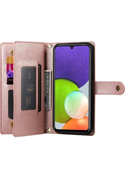 Samsung Galaxy A22 4g Iş Cüzdan Çok Fonksiyonlu Standı Için Flip Case (Yurt Dışından) fiyatları
