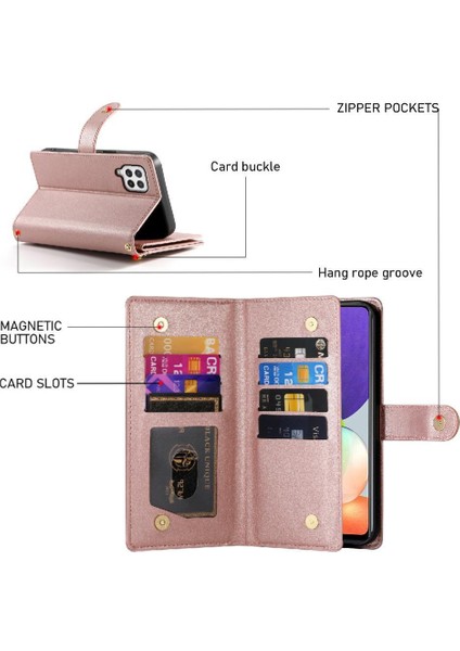 Samsung Galaxy A22 4g Iş Cüzdan Çok Fonksiyonlu Standı Için Flip Case (Yurt Dışından) indirimleri