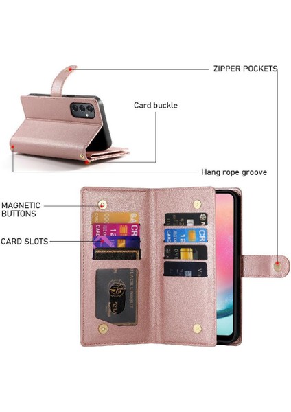 Samsung Galaxy A24 4g Iş Için Flip Case Crossbody Kayış Standı Cüzdan (Yurt Dışından) fiyatları