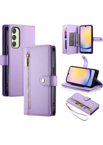 Samsung Galaxy A25 Iş Cüzdan Standı Için Flip Case Çok Fonksiyonlu (Yurt Dışından) modelleri