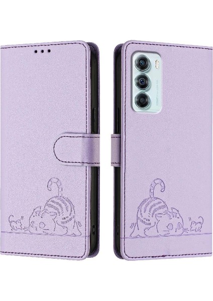 Motorola Kenar S30 Kart Yuvası Tutucu Için Kılıf Kickstand Cüzdan Kapak Çevirin (Yurt Dışından)