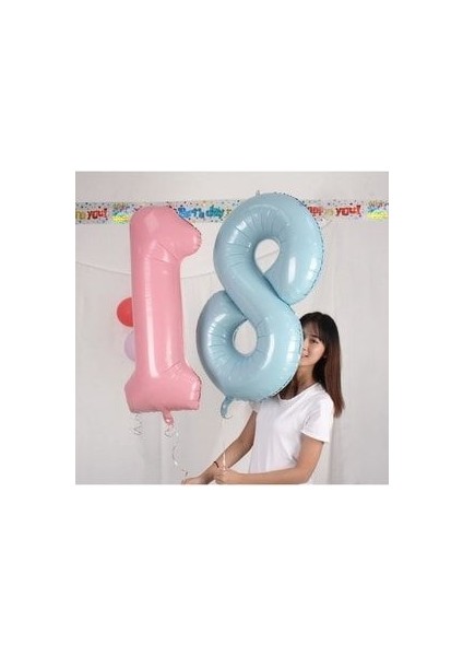Unicorn Balon Seti Pembe Rakam Balonlu Unicorn Temalı Doğum Günü Karşılama Seti modelleri