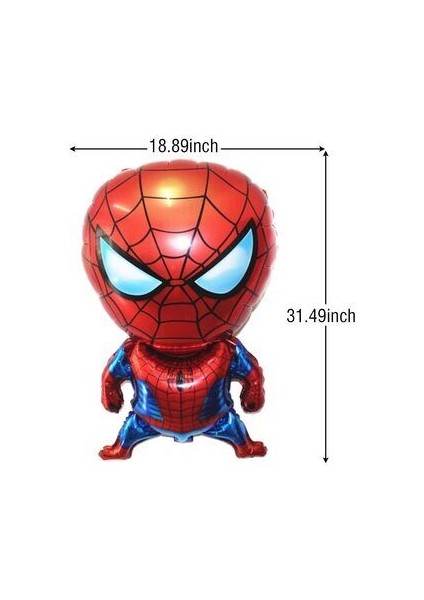 Örümcek Adam Spiderman Gümüş Gri Rakam Balon Karşılama Seti fırsatları
